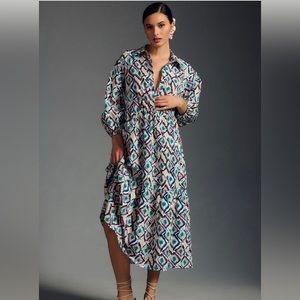 Anthropologie Maeve Bettina Shirt Dress
